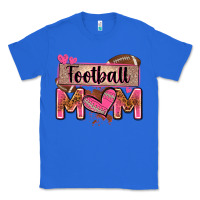 True Royal football mom with leopard Classic Tee - Zillion Design Studio