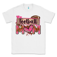 White football mom with leopard Classic Tee - Zillion Design Studio