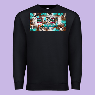 Nurse Squad License Plate Premium Sweatshirt Designed By Bundleandbundleshop
