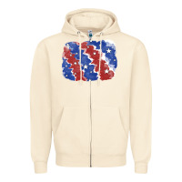 Sandshell Patriotic tie dye background Zipper Hoodie - CowGirlArtShop