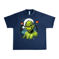 Navy Grinch Urban Heavy Tee - Unal Design
