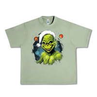 Oil Green Grinch Urban Heavy Tee - Unal Design