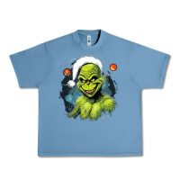 Pebble Blue Grinch Urban Heavy Tee - Unal Design