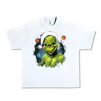 White Grinch Urban Heavy Tee - Unal Design