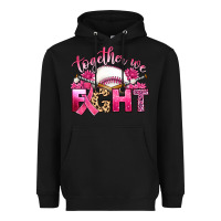 Black breast cancer together we fight with baseball Heavyweight Hoodie - Artiststas