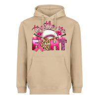 Mushroom breast cancer together we fight with baseball Heavyweight Hoodie - Artiststas