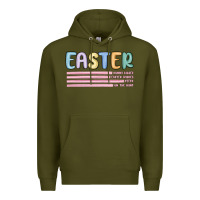 Army Green easter  Bunny Kısses Premium Hoodie - MaliasSmallBusiness