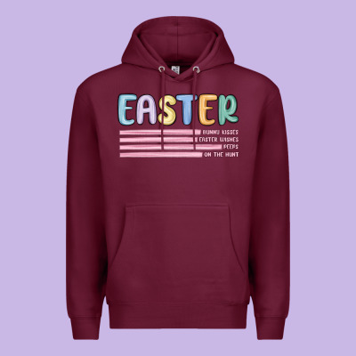 Easter  Bunny Kısses Premium Hoodie Designed By Maliassmallbusiness