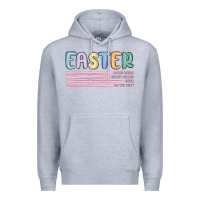 Heather Grey easter  Bunny Kısses Premium Hoodie - MaliasSmallBusiness