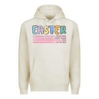 Oatmeal Heather easter  Bunny Kısses Premium Hoodie - MaliasSmallBusiness