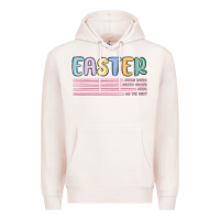 Pale Pink easter  Bunny Kısses Premium Hoodie - MaliasSmallBusiness