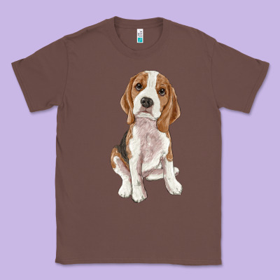 Beagle Classic Tee Designed By Ranaportraitstore