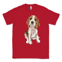 Red beagle Classic Tee - RanaPortraitStore