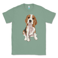 Sage beagle Classic Tee - RanaPortraitStore