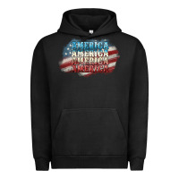 Pigment Black America america Urban Hoodie - NancyCooperArtShop