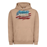 Pigment Burro America america Urban Hoodie - NancyCooperArtShop
