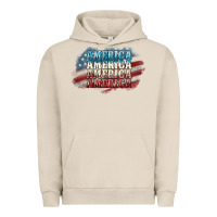 Pigment French Oak America america Urban Hoodie - NancyCooperArtShop