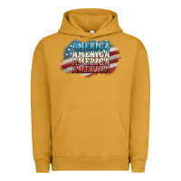 Pigment Peanut Butter America america Urban Hoodie - NancyCooperArtShop