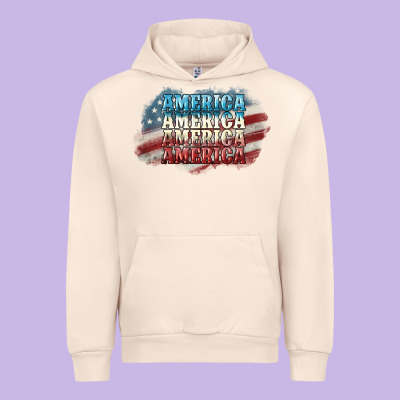 America America Urban Hoodie Designed By Nancycooperartshop