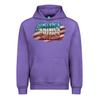 Tulip America america Urban Hoodie - NancyCooperArtShop