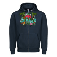 Navy summer Zipper Hoodie - SublimationCraftShop