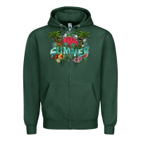Sports Green summer Zipper Hoodie - SublimationCraftShop