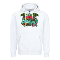 White summer Zipper Hoodie - SublimationCraftShop