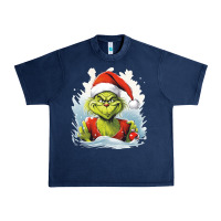 Navy Grinch Urban Heavy Tee - Unal Design