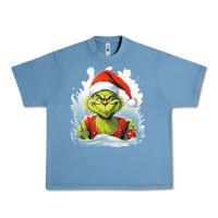 Pebble Blue Grinch Urban Heavy Tee - Unal Design