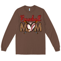 Chestnut baseball mom Long Sleeve Tee - Zillion Design Studio
