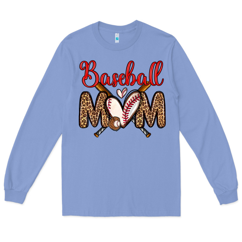Baseball Mom Long Sleeve Tee by Zillion Design Studio | Teevron