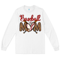 White baseball mom Long Sleeve Tee - Zillion Design Studio