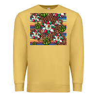 Antique Gold sunflower mexican flag tumbler Premium Sweatshirt - JahusDesignShop