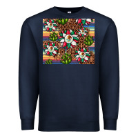 Navy sunflower mexican flag tumbler Premium Sweatshirt - JahusDesignShop