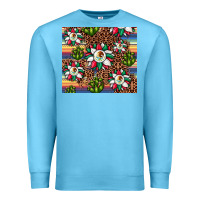 Ocean Blue sunflower mexican flag tumbler Premium Sweatshirt - JahusDesignShop