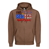 Chestnut little mister america Zipper Hoodie - Neo Western