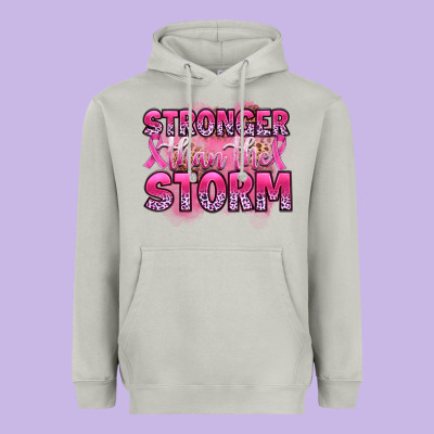 Stronger Than The Storm Heavyweight Hoodie Designed By Artiststas