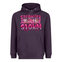 Plum stronger than the storm Heavyweight Hoodie - Artiststas