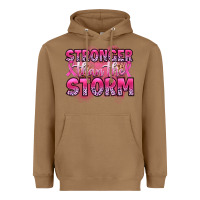 Toasted Coconut stronger than the storm Heavyweight Hoodie - Artiststas