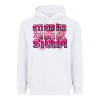 White stronger than the storm Heavyweight Hoodie - Artiststas