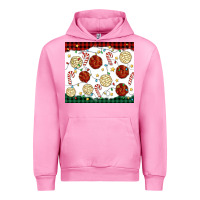 Fuchsia Pink christmas conchas Urban Hoodie - MaliasSmallBusiness
