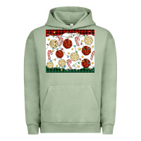 Pigment Oil Green christmas conchas Urban Hoodie - MaliasSmallBusiness
