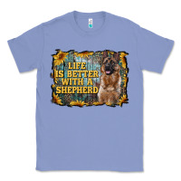 Colony Blue life is better with a shepperd Classic Tee - RanaPortraitStore