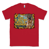 Red life is better with a shepperd Classic Tee - RanaPortraitStore
