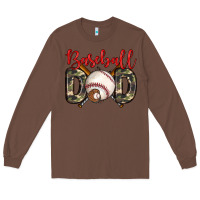 Chestnut baseball dad Long Sleeve Tee - Zillion Design Studio
