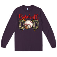Plum baseball dad Long Sleeve Tee - Zillion Design Studio