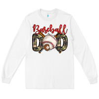 White baseball dad Long Sleeve Tee - Zillion Design Studio