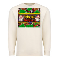 Sandshell merry Christmas with Santa Claus Premium Sweatshirt - AdoDesignShop