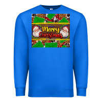 True Royal merry Christmas with Santa Claus Premium Sweatshirt - AdoDesignShop