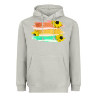 Moon Dust Colored Triple Sunflower Brush Strokes Heavyweight Hoodie - Bettercallsaul
